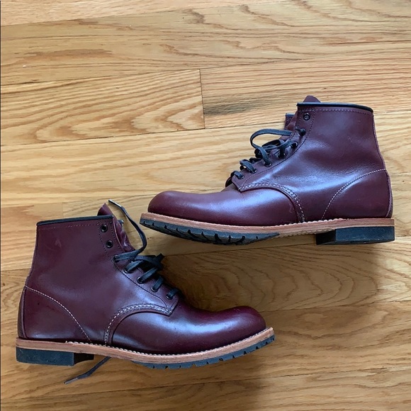 oxblood red wing boots